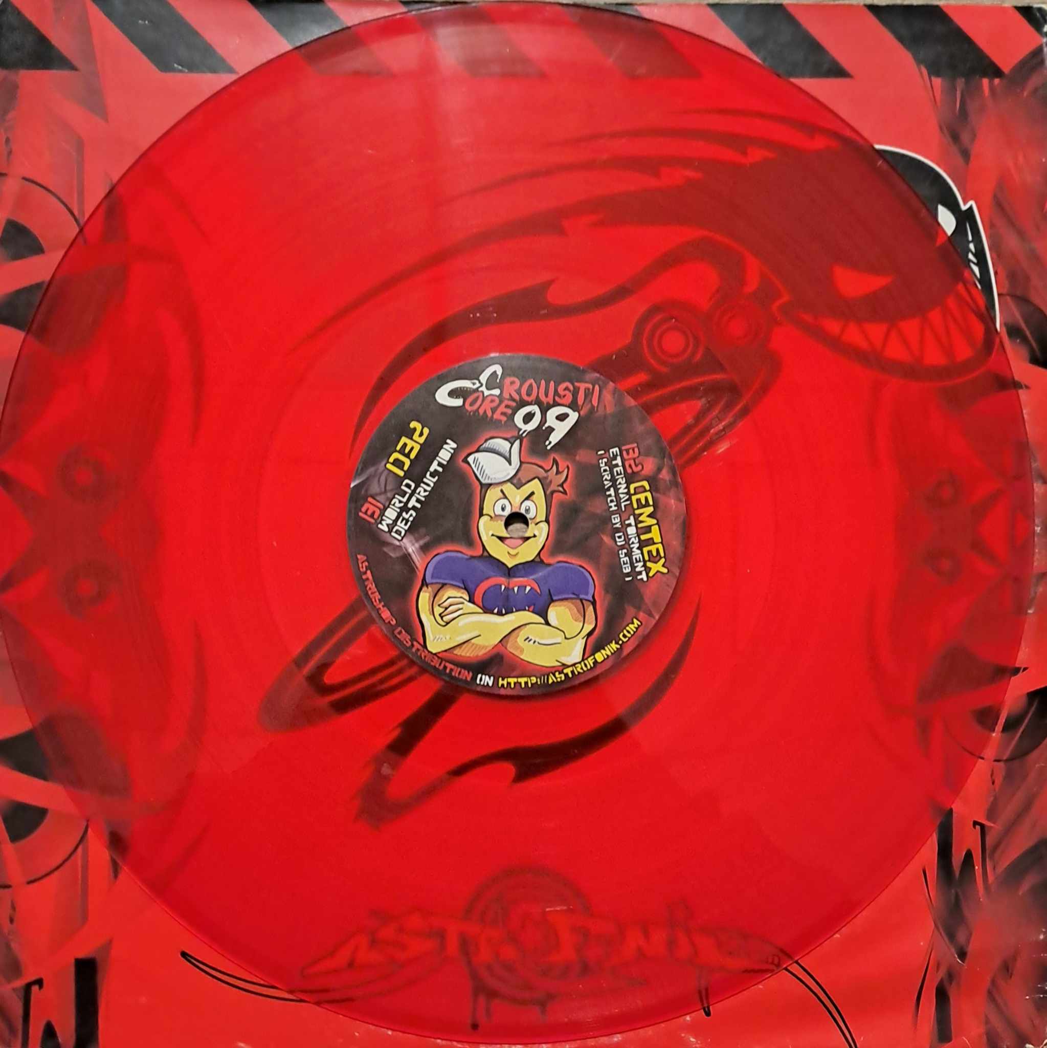 Crousti Core 09 (rouge) - vinyle freetekno
